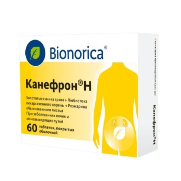 Канефрон Н таблетки 18 мг 60 шт — купить в Алматы