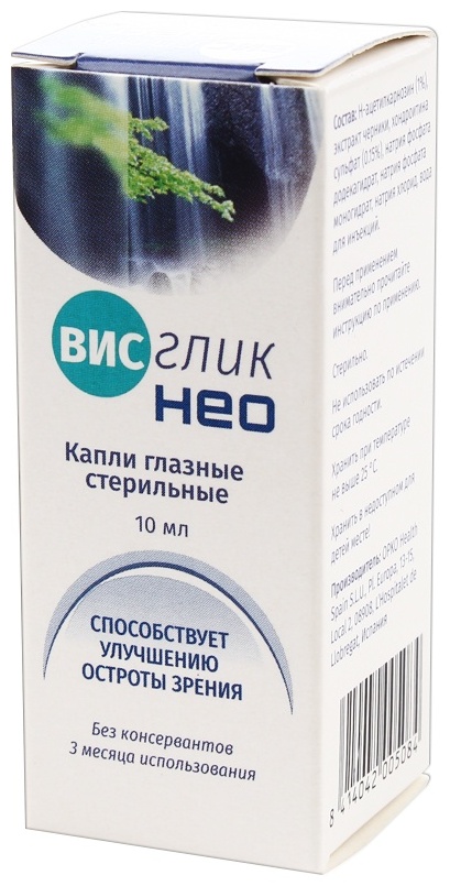 ВисГлик нео капли 1 мг/мл 10 мл