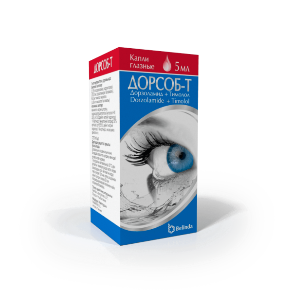 Дорсоб-Т капли 20 мг/мл + 5 мг/мл 5 мл