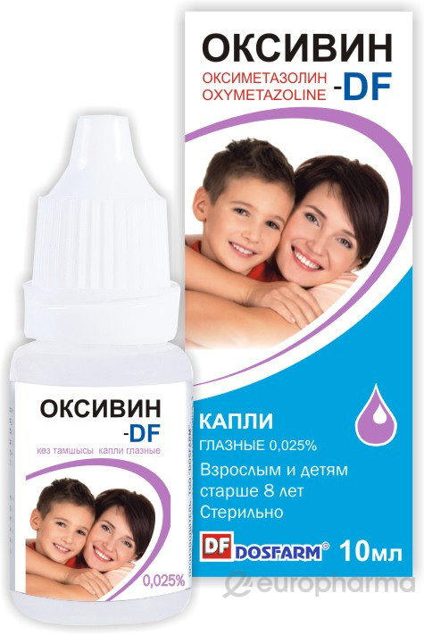 Оксивин-DF капли 0.025% 10 мл