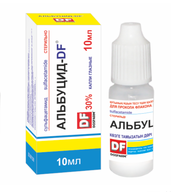 Альбуцид-DF капли 30% 10 мл