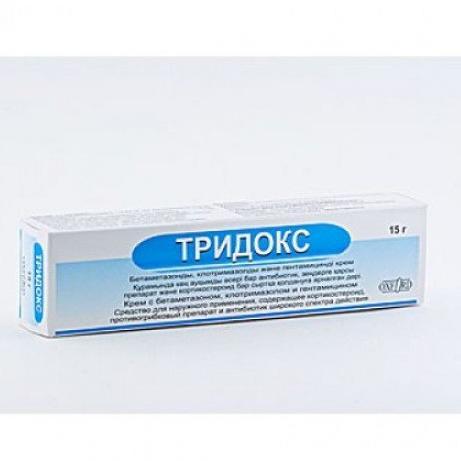Тридокс крем 0.64 мг 15 г