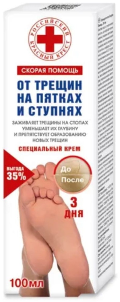 КоролевФарм ООО Скорая помощь крем для пяток от трещин 100мл крем 1 шт
