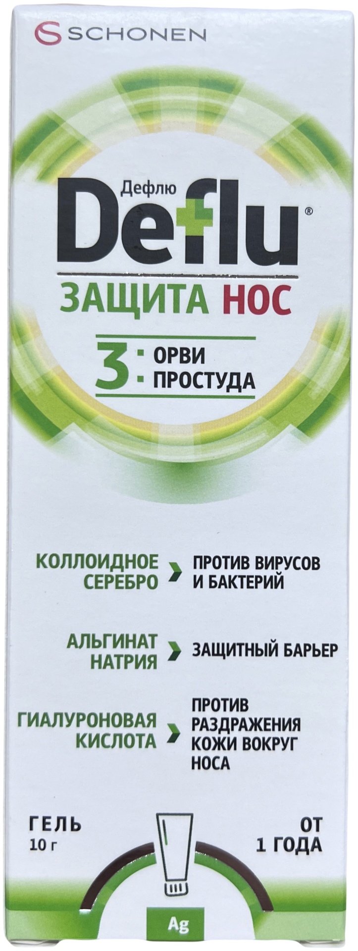 Delta Medical Дефлю Защита Нос гель 1 шт