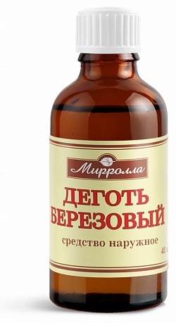 Mirrolla Деготь березовый эмульсия 1 шт