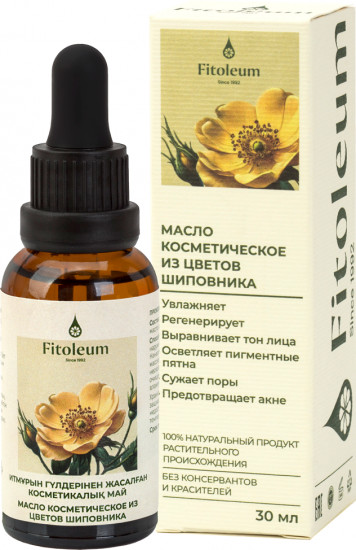 Fitoleum масло из цветов шиповника для лица, для зоны декольте 30 мл