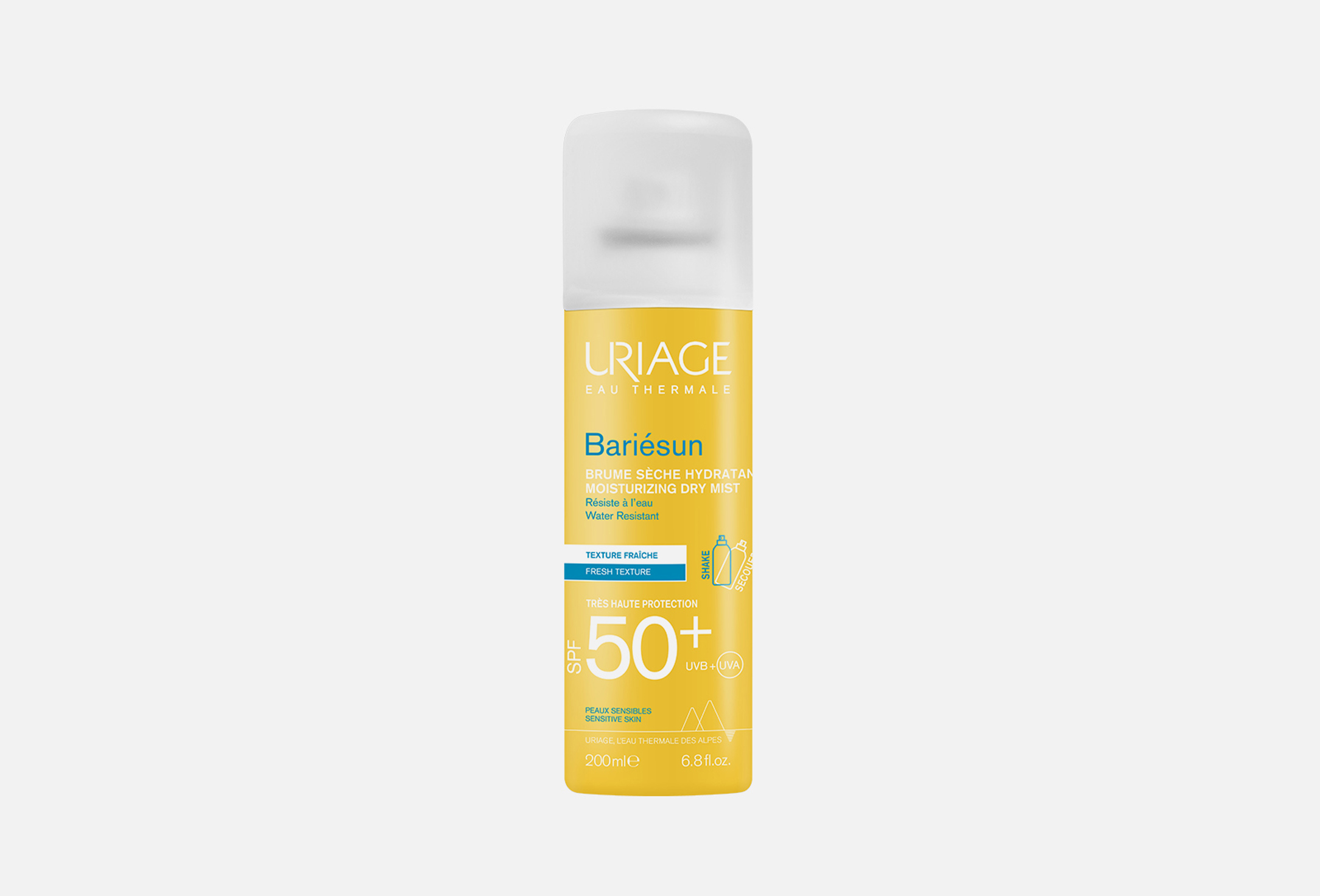 URIAGE Bariesun Moisturizing Dry SPF50 спрей с эффектом загара для тела 200 мл