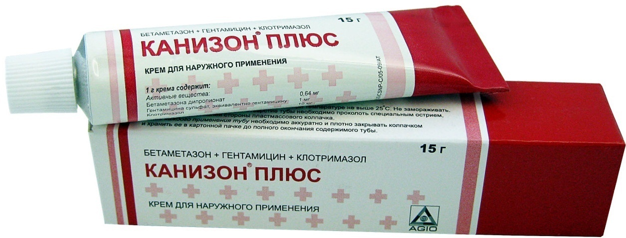 Крем Канизон плюс 0.64 мг 15 г
