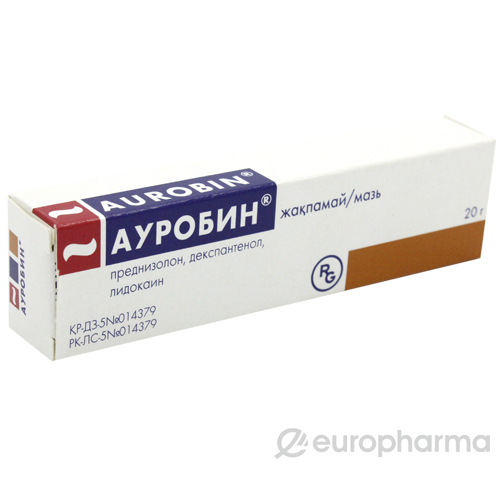 Мазь Ауробин 0.04 г 20 г