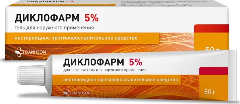 Гель Диклофарм 5% 50 г