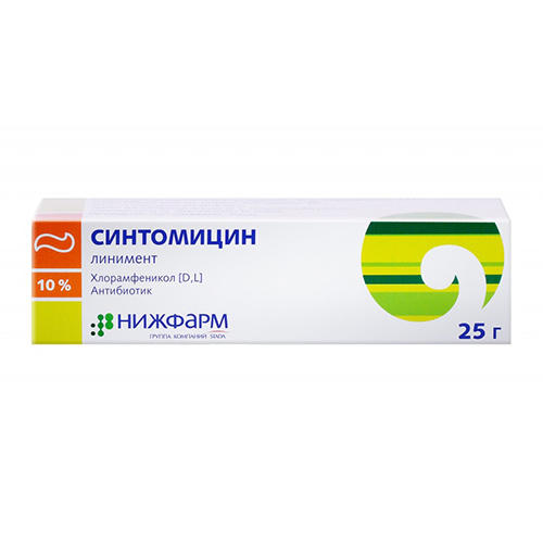 Крем Синтомицин 10% 25 г