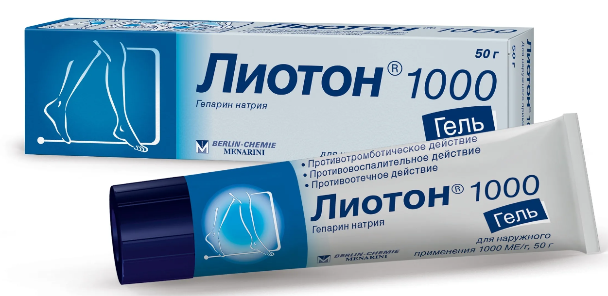 Гель Лиотон 1000 МЕ 50 г