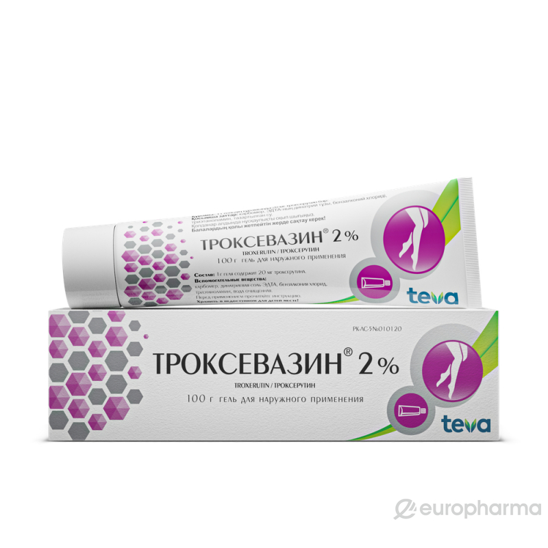 Гель Троксевазин 2% 100 г