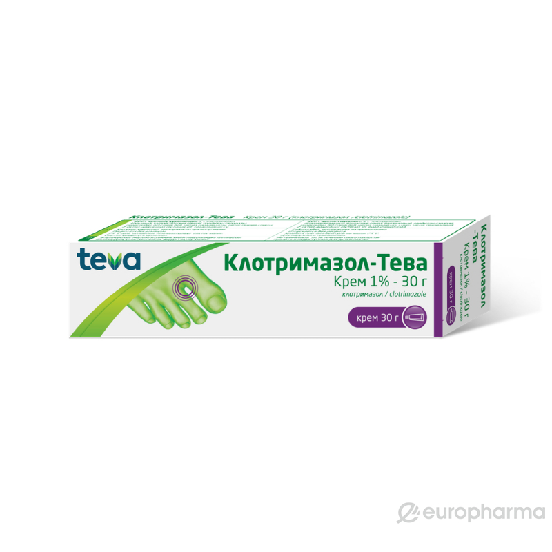 Крем Клотримазол-Тева 1% 30 г