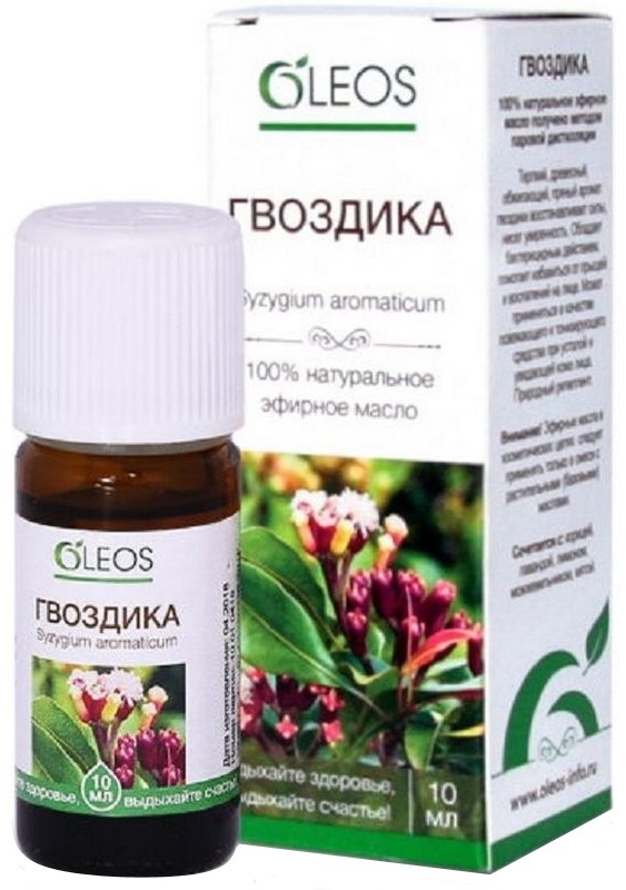 OLEOS эфирное масло гвоздика 10 мл