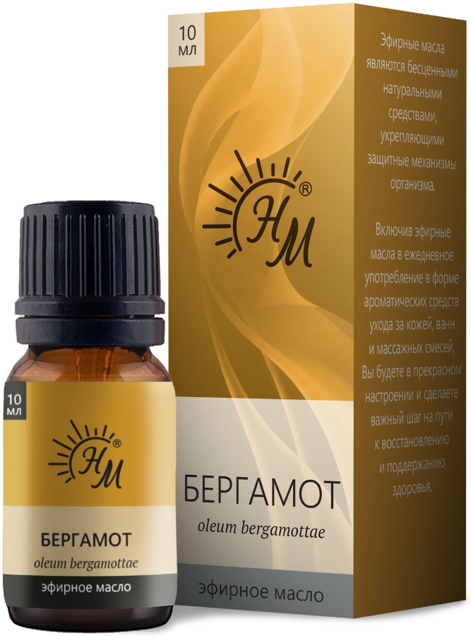 Натуральные масла эфирное масло ЭФИРНОЕ МАСЛО БЕРГАМОТА 10МЛ бергамот 10 мл