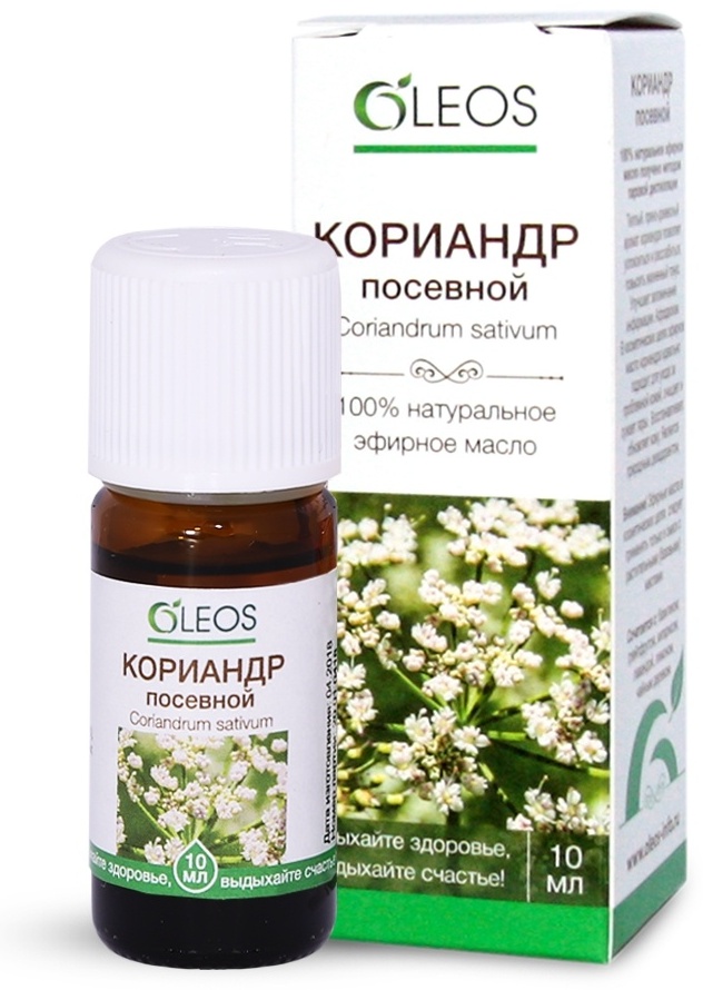 OLEOS эфирное масло кориандр посевной 10 мл
