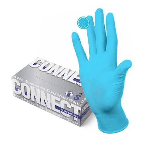 Медицинские перчатки Top Glove Sdn.Bhd нитрил 1 шт голубой M