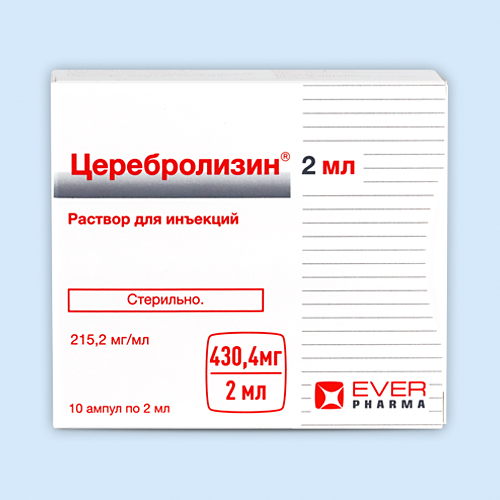 Церебролизин ампулы 215 мг/мл 10 шт