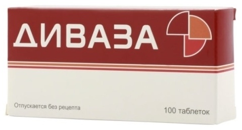 Диваза таблетки 0.006 мг 100 шт