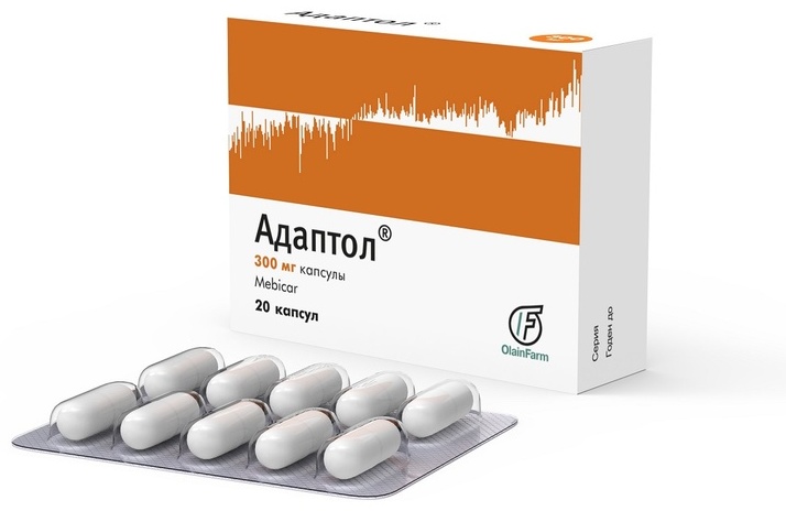 Адаптол капсулы 300 мг 20 шт