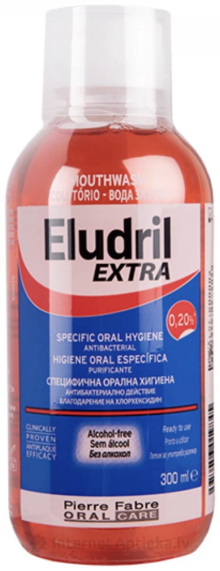 Пьер Фабр Медикамент Продакшн Элюдрил Экстра ополаскиватель нейтральный 300 мл