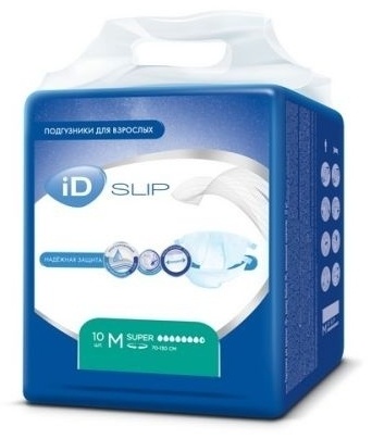 ID Slip Super подгузники для взрослых M 10 шт