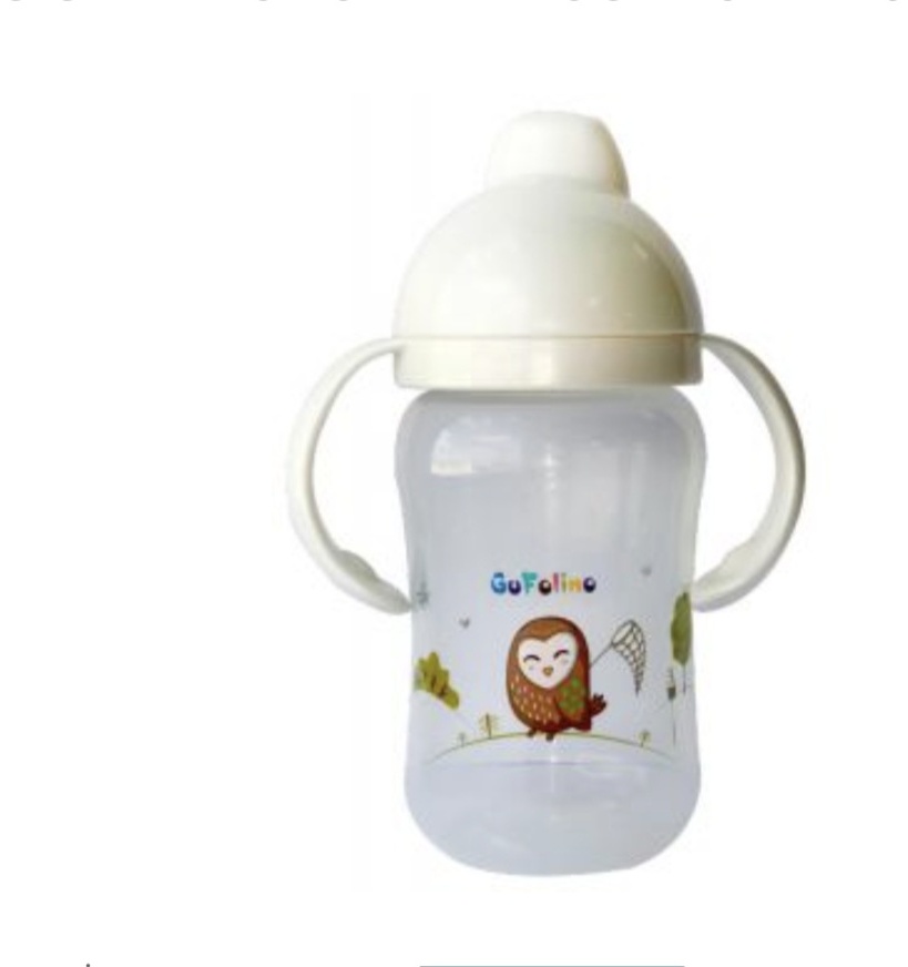 Поильник-непроливайка Gufolino 01, 270 мл, пластик/силикон