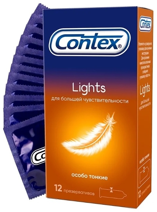 Презервативы Contex Lights 12 шт