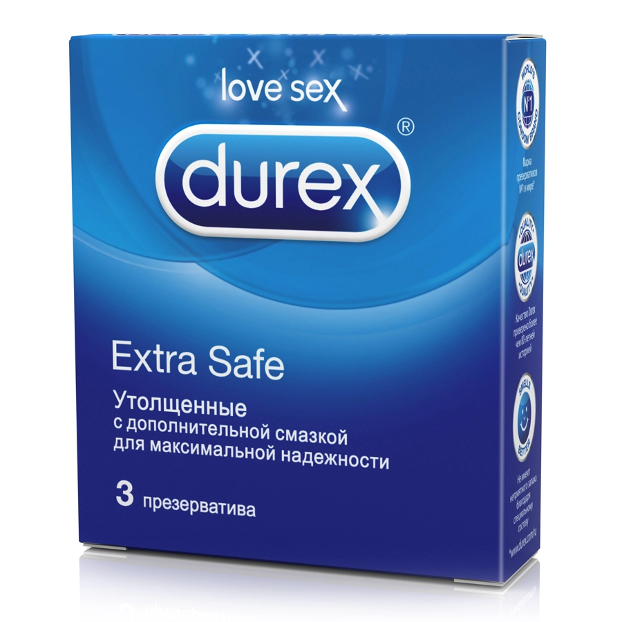 Презервативы Durex Extra Safe 3 шт