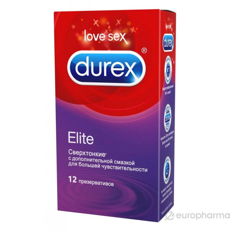 Презервативы Durex Elite 12 шт
