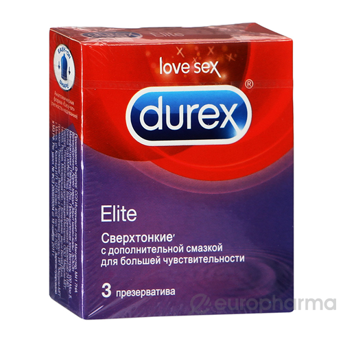 Презервативы Durex Elite 3 шт