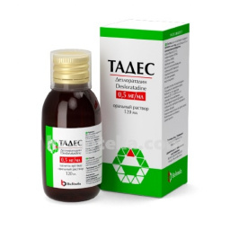 Тадес раствор 0.5 мг/мл 120 мл