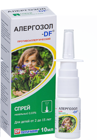 Алергозол-DF спрей 0.03% 10 мл