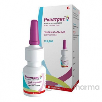 Риалтрис спрей 25 мкг + 600 мкг/доза 120 доз