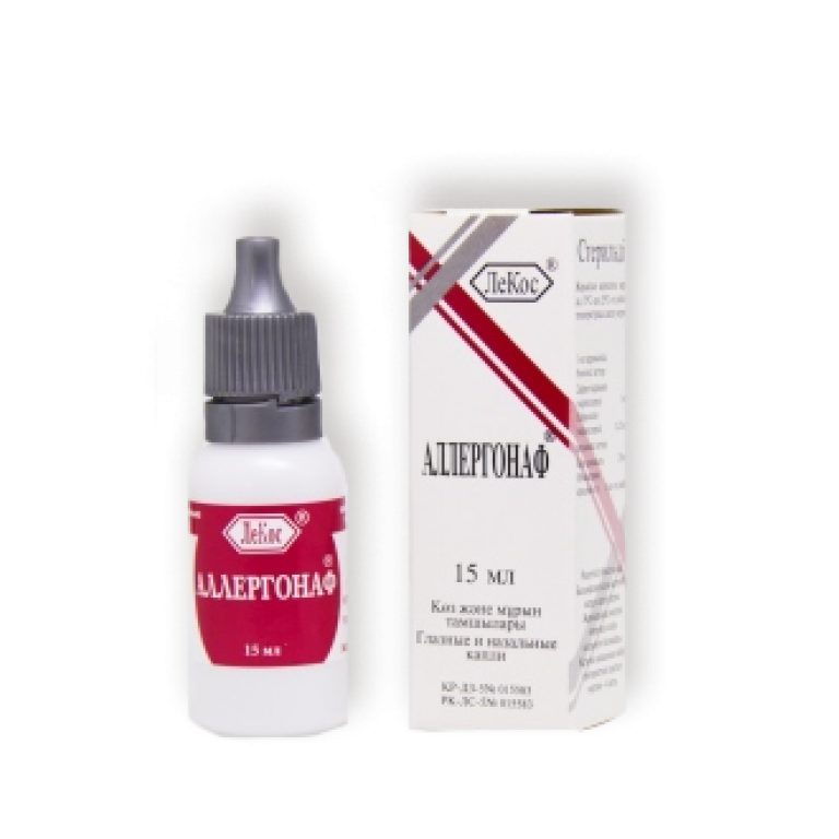 Аллергонаф капли 1 мг/мл 15 мл
