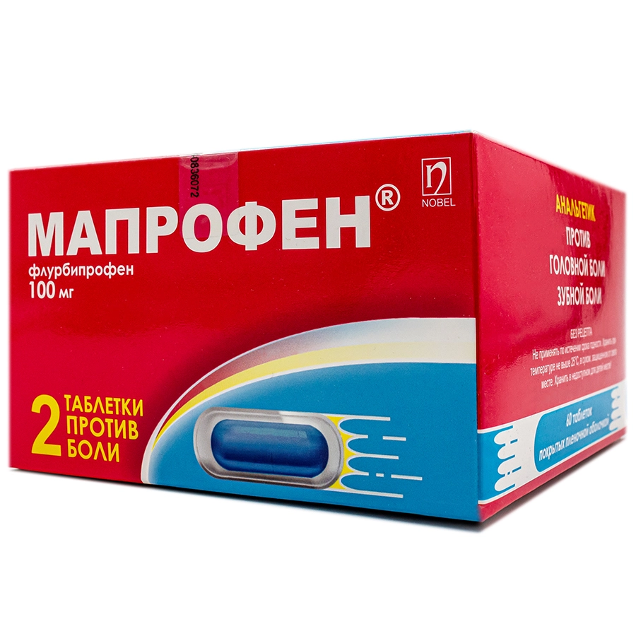 Мапрофен таблетки 100 мг 60 шт — купить в Алматы
