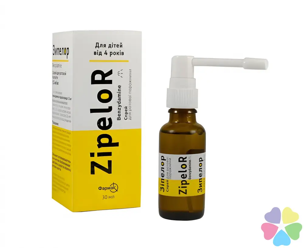 Зипелор спрей 1.5 мг/мл 30 мл