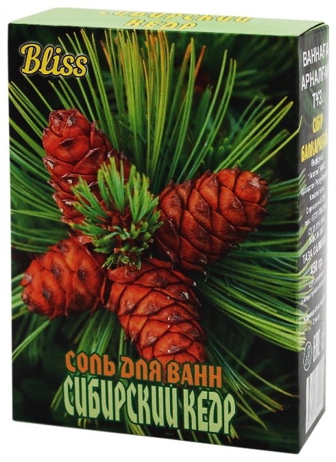 BLISS Сибирский кедр поваренная соль 450 г