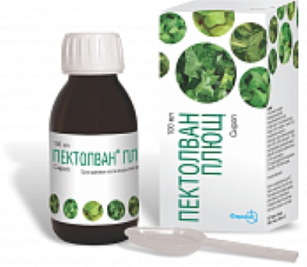 Пектолван плющ 100,0 сироп сироп 35 мг 100 мл
