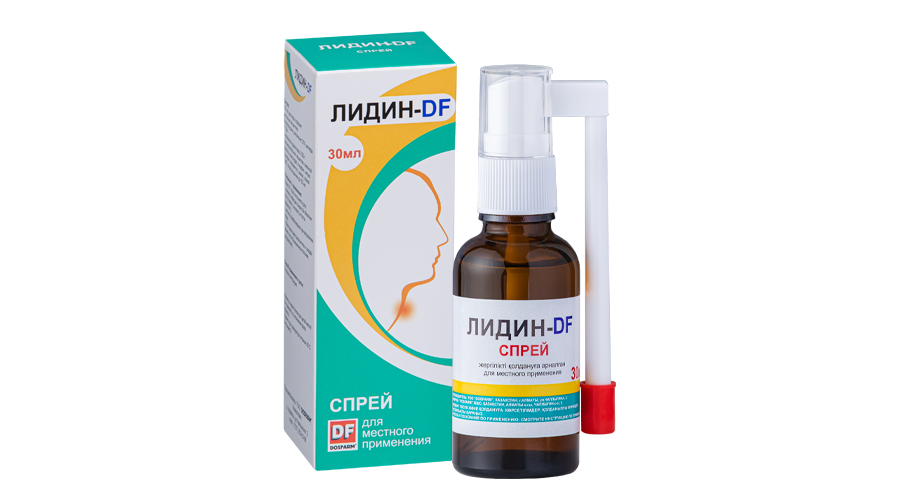 Лидин-DF спрей 164 мг/мл 30 мл