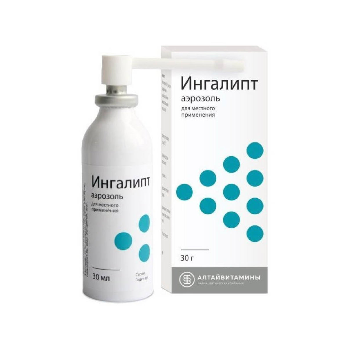 Ингалипт-М аэрозоль фл 30мл аэрозоль 0.5 мг 30 мл