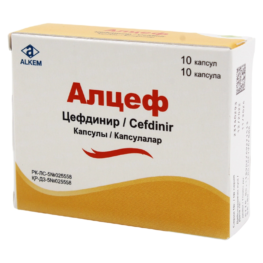 Алцеф капсулы 300 мг 10 шт