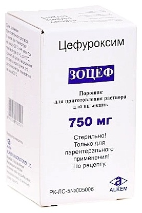 Зоцеф порошок 750 мг 1 шт