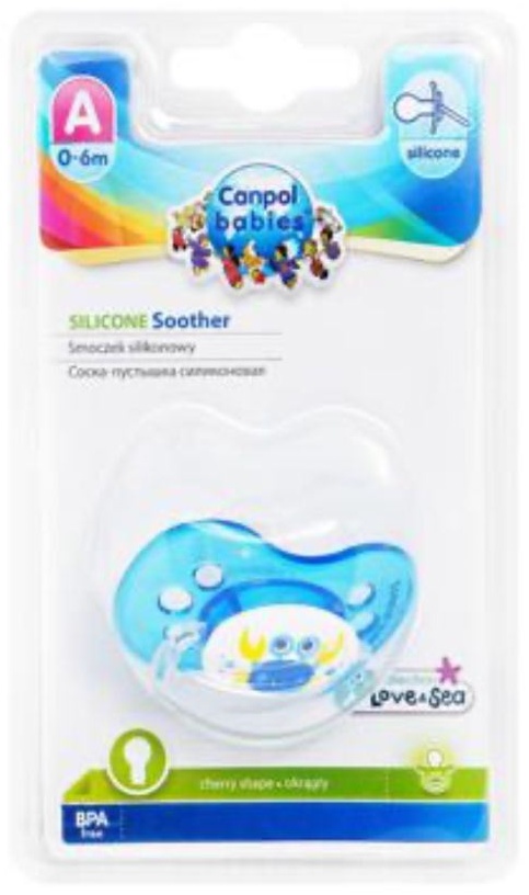 Пустышка 4284000_5903407225067, 1 шт, голубой