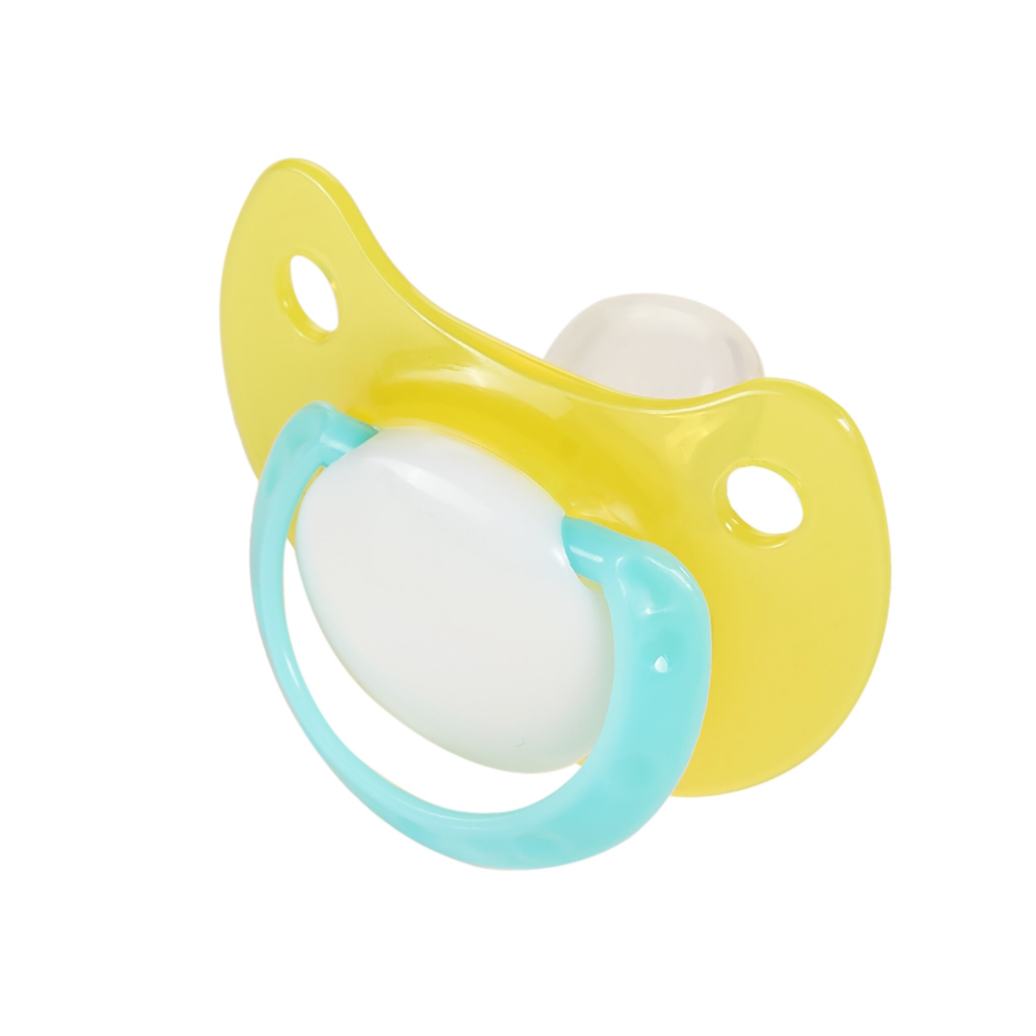 Пустышка 4284000_8720689019255, 1 шт, желтый