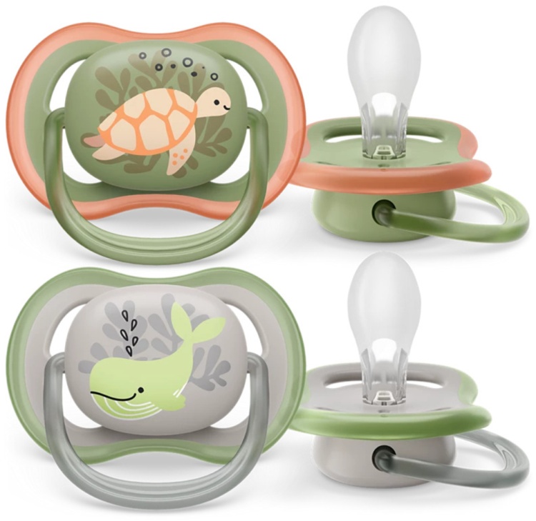 Набор пустышек Philips Avent SCF085/60, 2 шт, зеленый