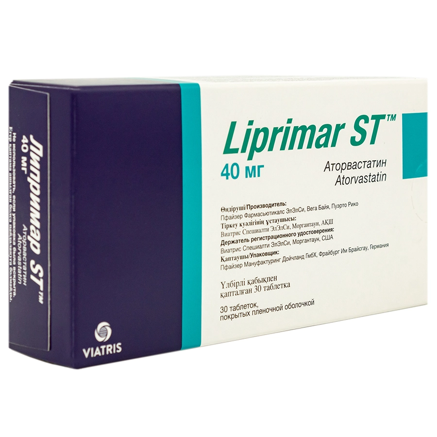Липримар ST таблетки 40 мг 30 шт