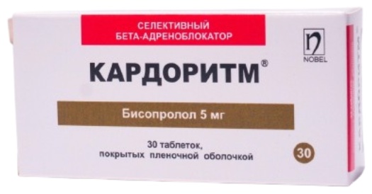 Кардоритм таблетки 5 мг 30 шт