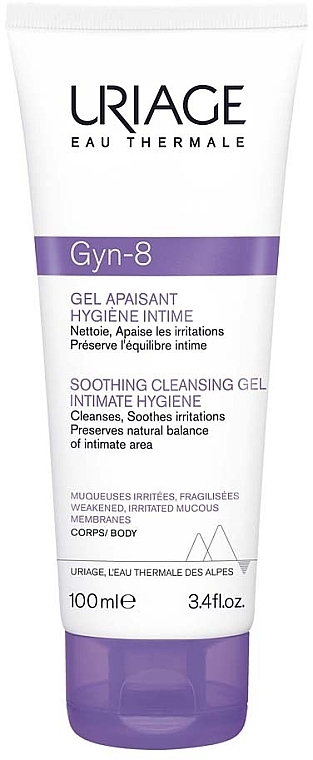 Uriage GYN-8 Успокаивающий гель для интимной гигиены 100 мл